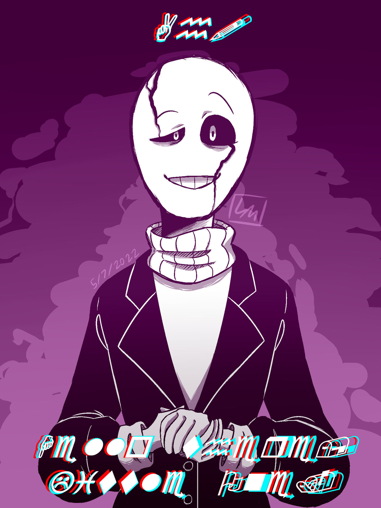 Gaster Save File Gaster by DawnSummers101 on DeviantArt