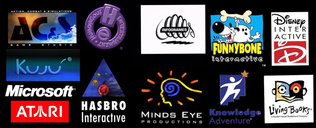 My Childhood Software Company logos by p4penguin4 on DeviantArt