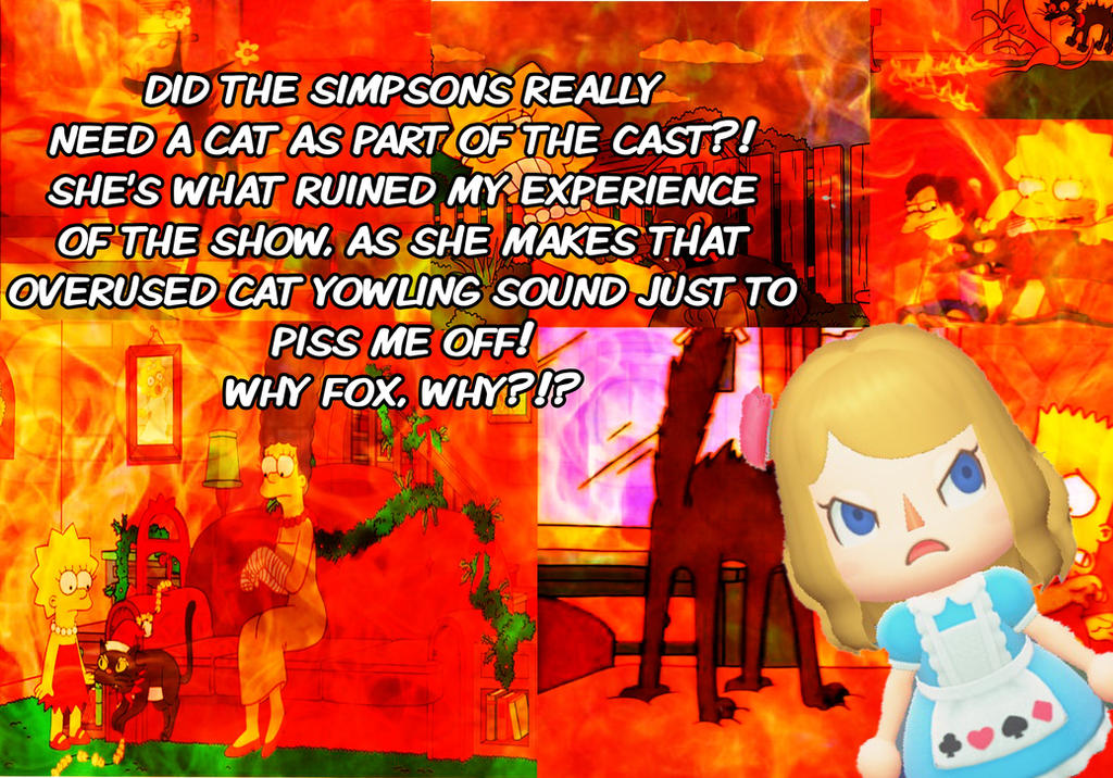 Kitty Rants SFX Wiki in a nutshell Simpsons cat rant by p4penguin4 on DeviantArt
