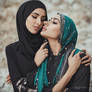 Woman hijab kiss women hijab s e x