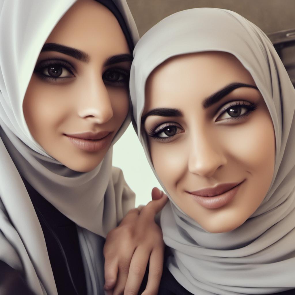 Lesbian hijab kissing. hijab lesbian