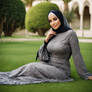 Young, Attractive, Elegant Muslim Temptress With S