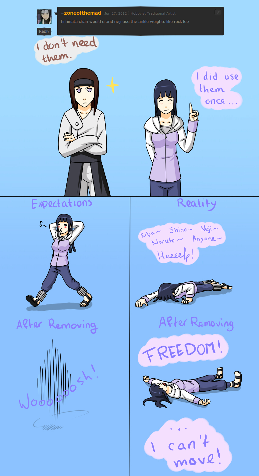 Ankle Weights? by Silent-Shanin on DeviantArt
