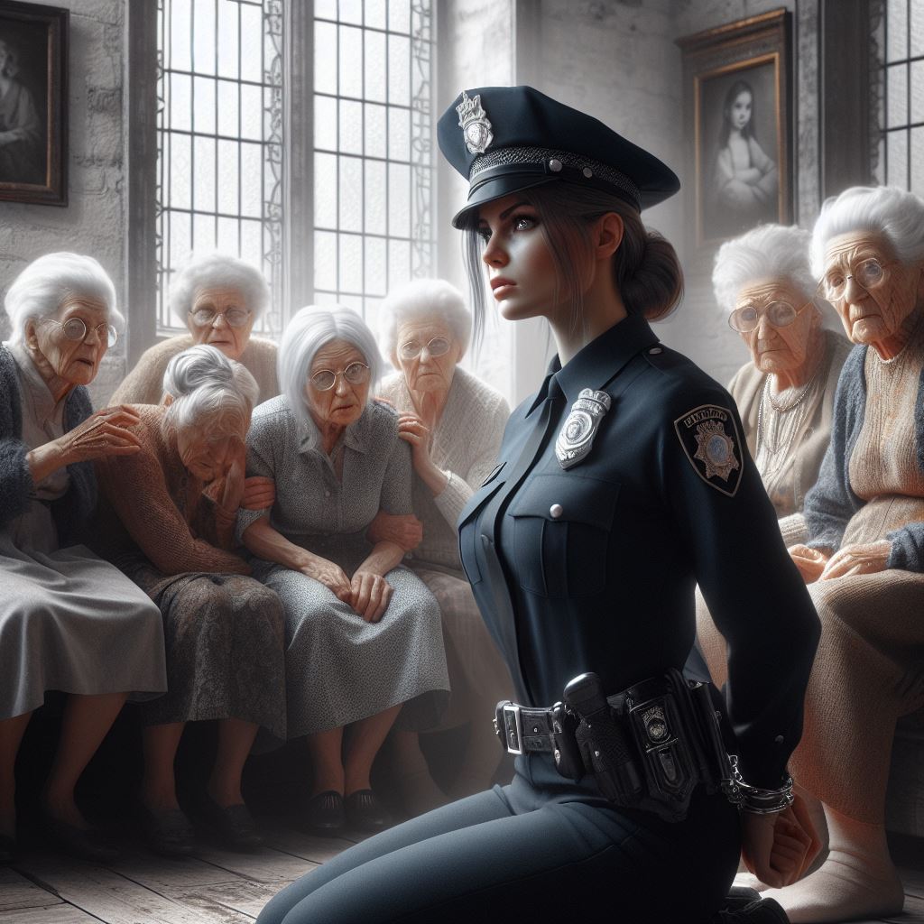 Policewoman captured by a cult by Kidawesome1234 on DeviantArt