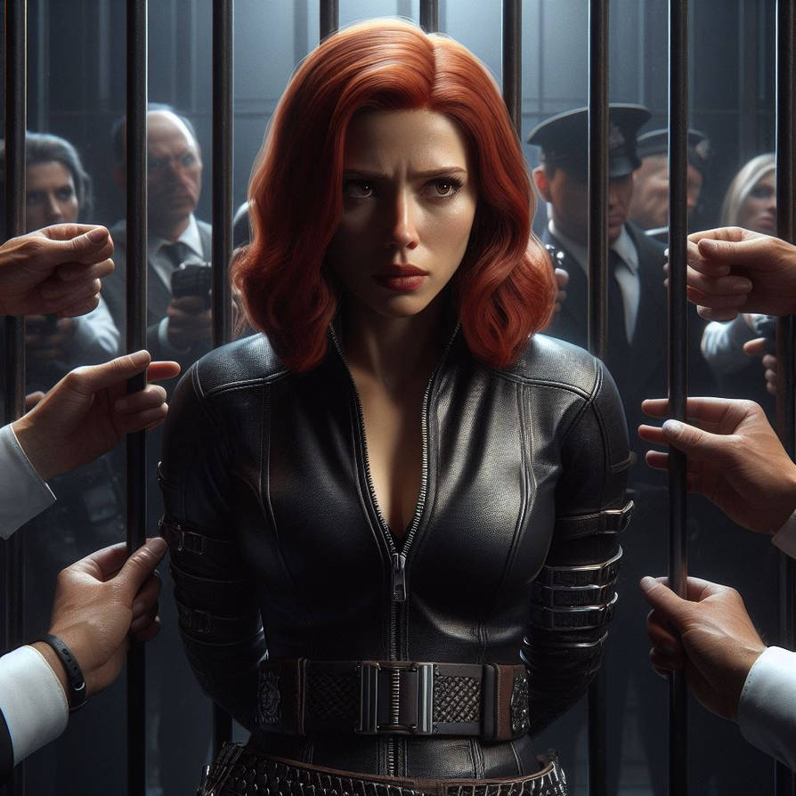 Black Widow Arrested Arrested By Female Cops By MonsterSmashGraves black-widow-arrested-arrested-by-female-cops-by-monstersmashgraves