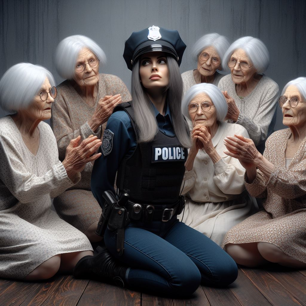 Third policewoman captured by the cult by Kidawesome1234 on DeviantArt
