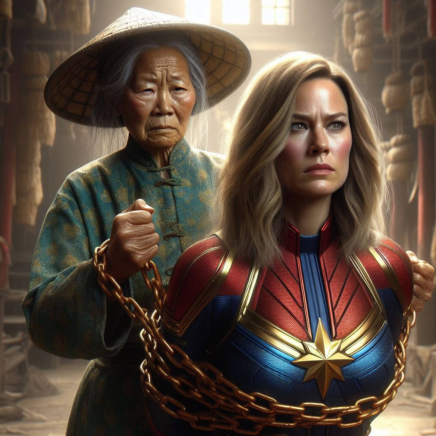 Captain Marvel defeated by an old merchant by Kidawesome1234 on DeviantArt
