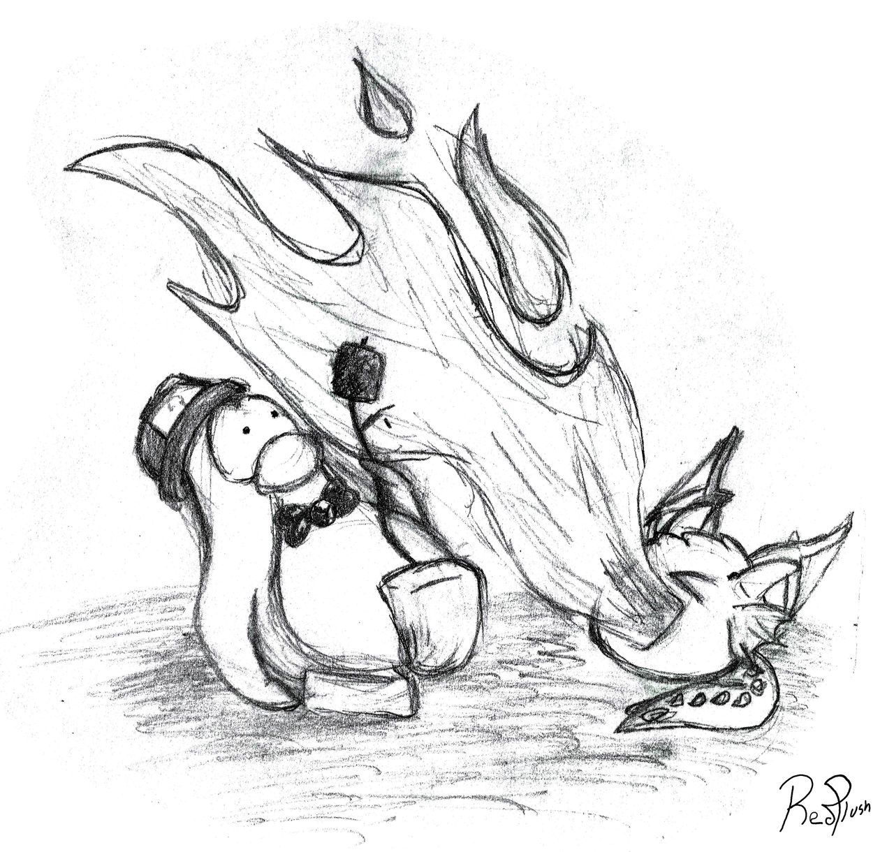 Club Penguin - Camp dragon Puffle by redplush on DeviantArt