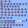 Saz Sonic Sprite Sheet