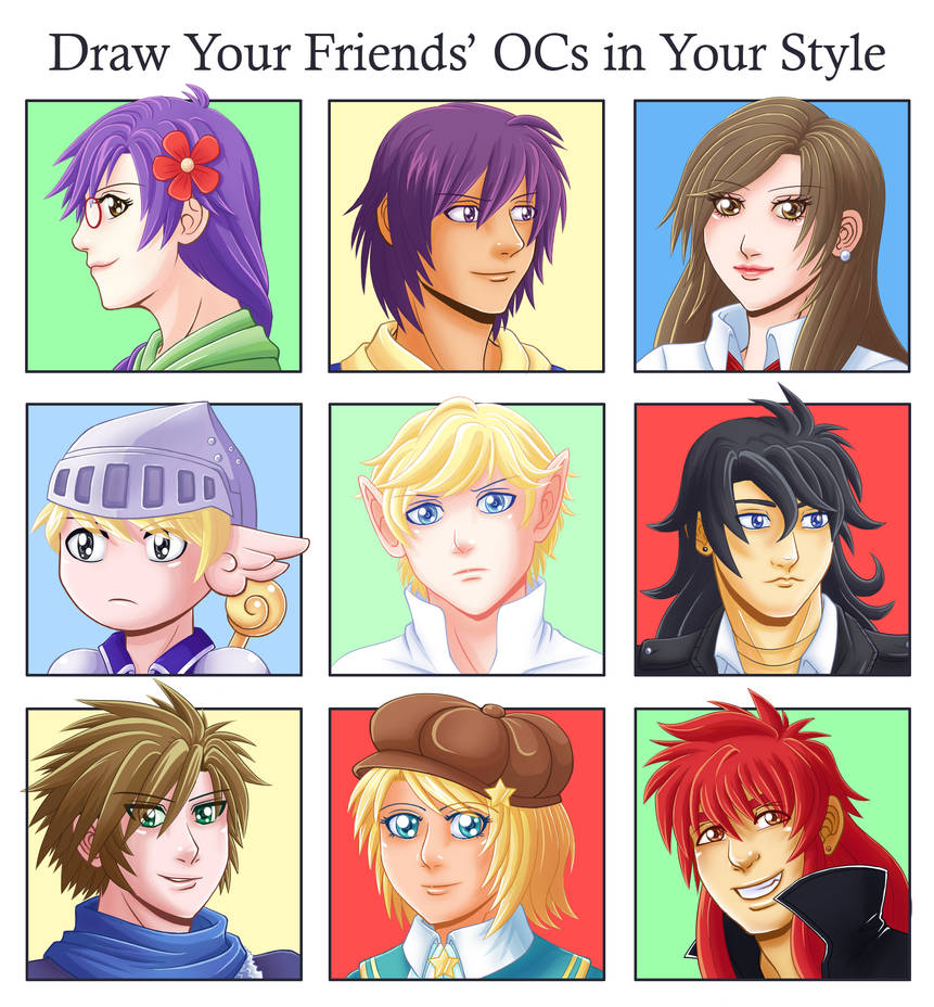 Draw Your Friends' OCs in your Style Meme2