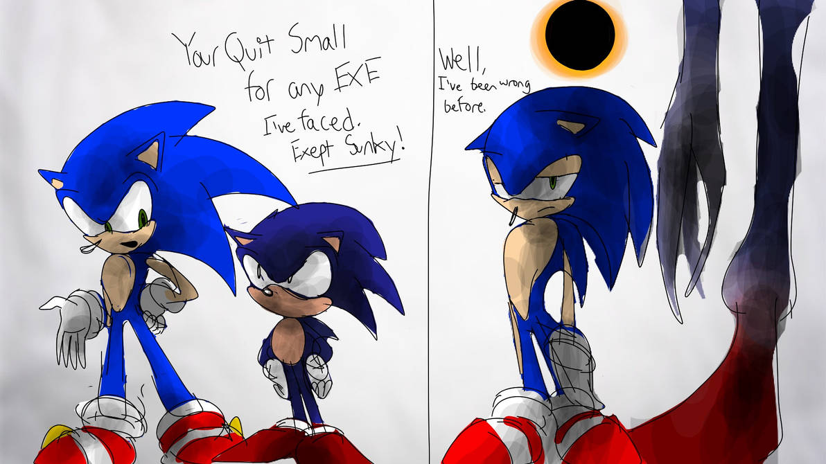 Sonic meets EXE by JoseBenGeorgeFoxSala on DeviantArt