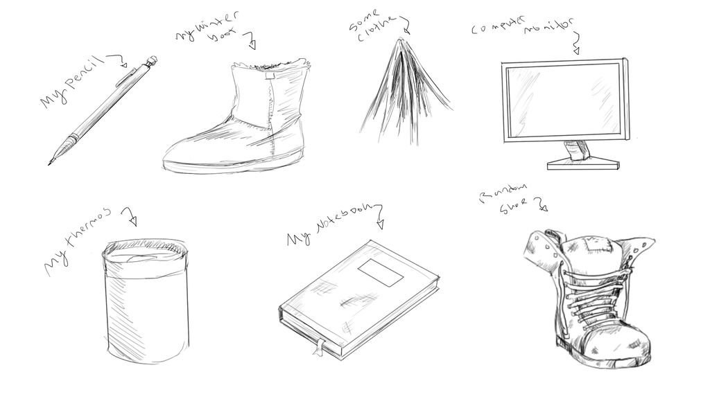 Object Study (1) by HalfBloodA7 on DeviantArt