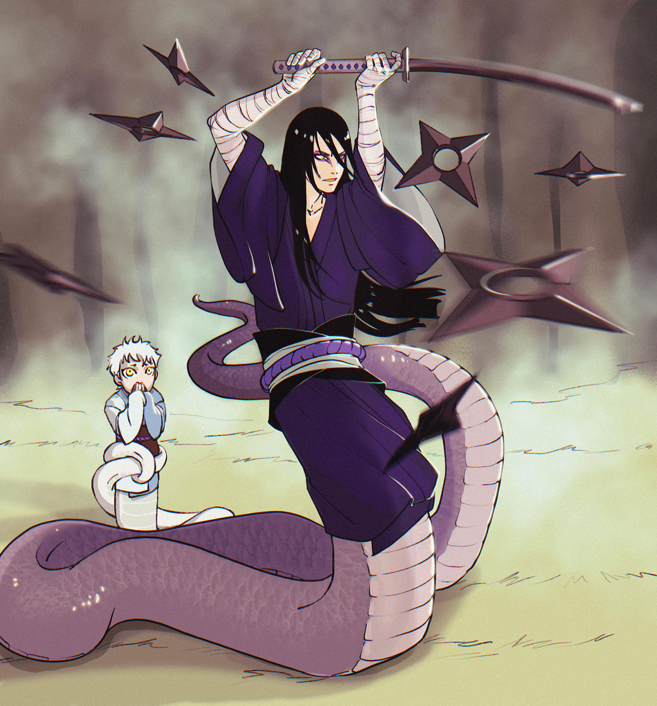 Horoshimaru Naga! Orochimaru by Liss-ka on DeviantArt
