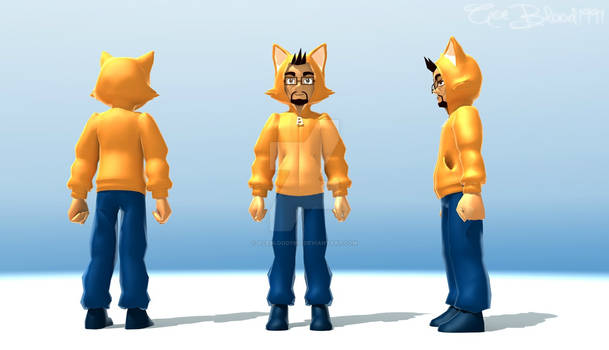 Slyfoxhound 3D fan art