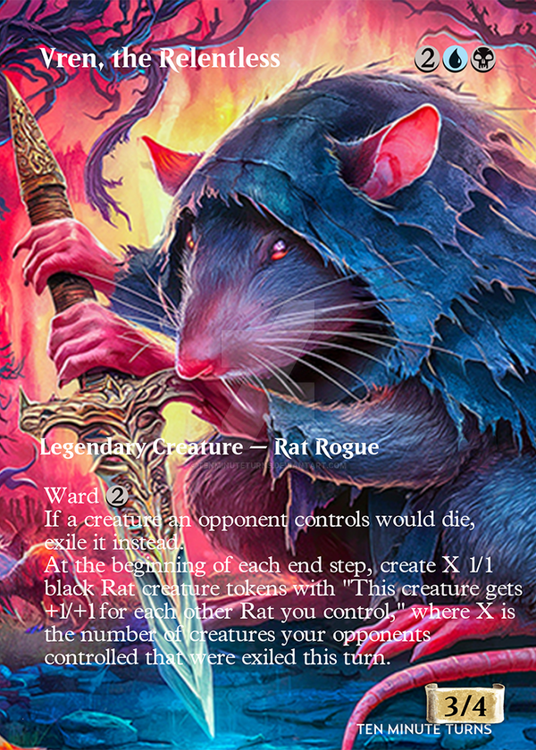Vren, the Relentless full art by TenMinuteTurns on DeviantArt Vren, the Relentless full art by TenMinuteTurns on DeviantArt
