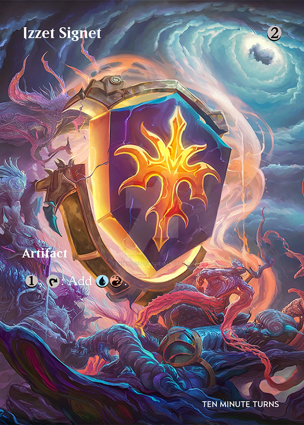 Izzet Signet full art by TenMinuteTurns on DeviantArt Izzet Signet full art by TenMinuteTurns on DeviantArt