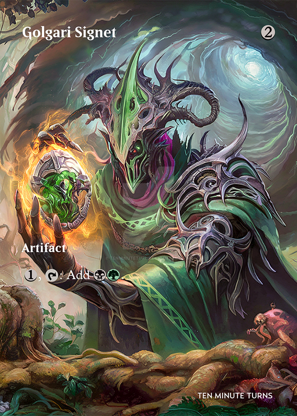 Golgari Signet full art by TenMinuteTurns on DeviantArt Golgari Signet full art by TenMinuteTurns on DeviantArt