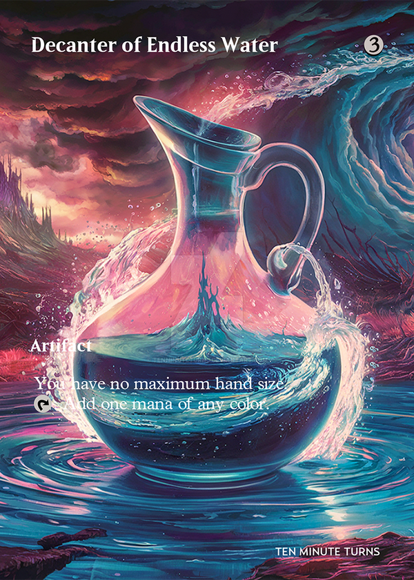 Decanter of Endless Water full art by TenMinuteTurns on DeviantArt