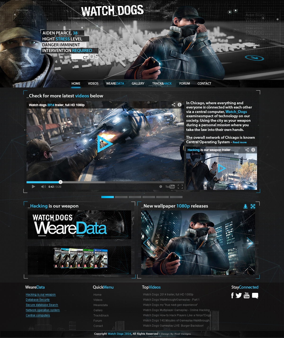 1.Watch dogs home page