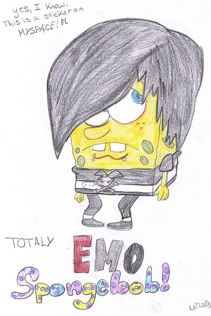 EMO SPONGEBOB By LeahEvilSoldier On DeviantArt emo-spongebob-by-leahevilsoldier-on-deviantart