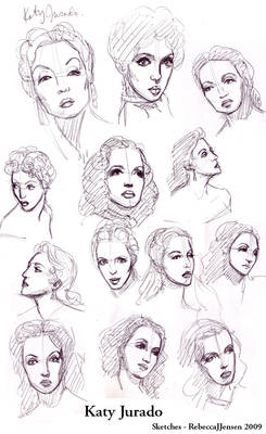 Katy Jurado sketches
