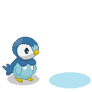 Animation lovely of the little Piplup