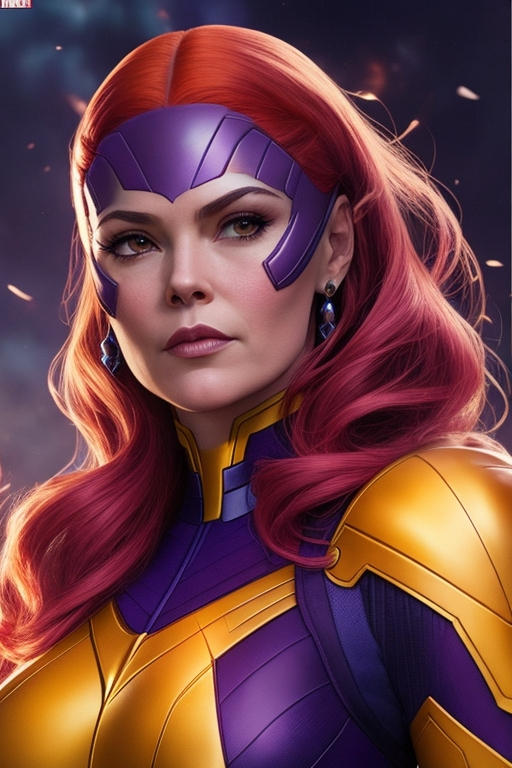 jean grey + thanos 1 by Pokeben10 on DeviantArt