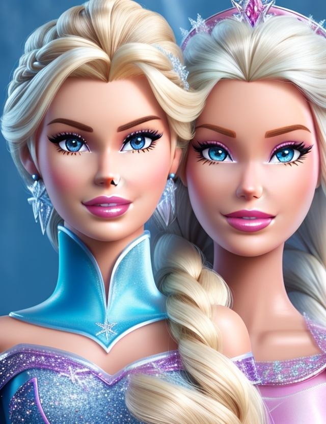 Barbie e Elsa