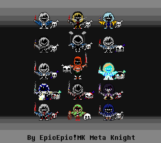 Sans Overworld Sprite Sheet by EpicMkMetaKnight on DeviantArt