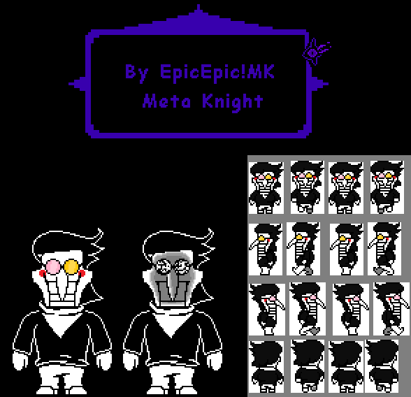 Sans Deltarune Battle Sprite (Unofficial) by verydapperyesiam on