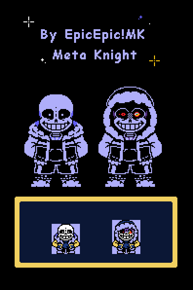 Outertale Icon Outertale and Outerdust Sans Sprite by EpicMkMetaKnight on DeviantArt