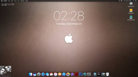 November Desktop - Subdued Sepia