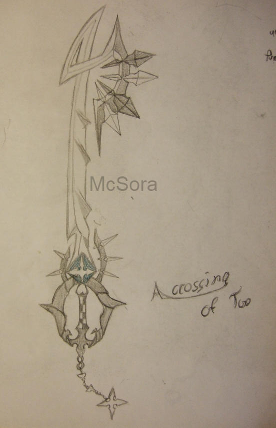 Keyblade 'A Crossing of Two' by McSora on DeviantArt