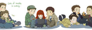 Wee Winchester family and angels