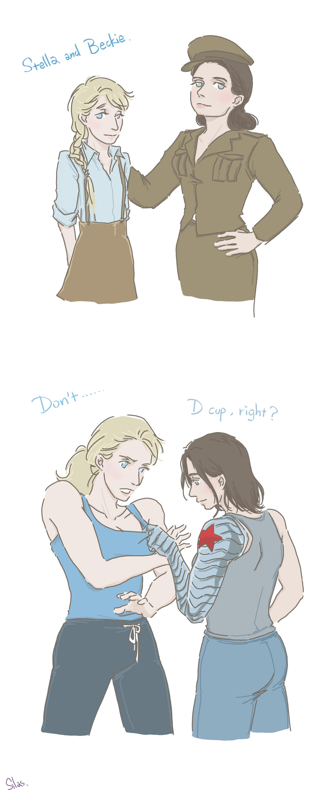 Captain America and Winter Soldier: Girls