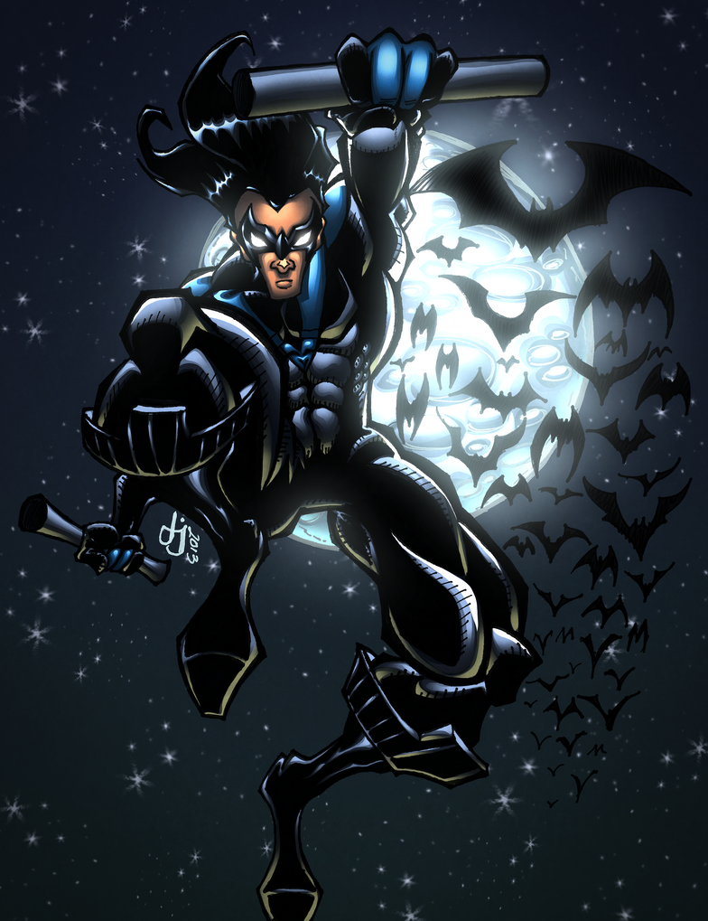 The Dark Nightwing COLORS by ArtOfTDJ