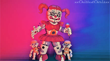 Circus Baby and Bidybabs