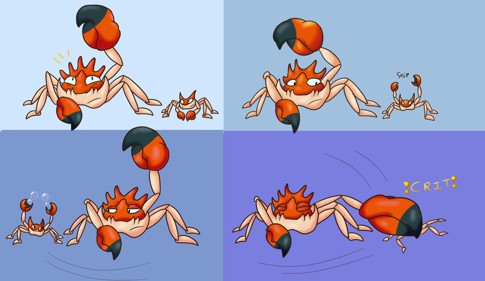 Crabs by RhydonRampage on DeviantArt