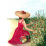 Hello Mach with this floral painting