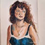 From Sketch to Watercolor: Woman Portrait