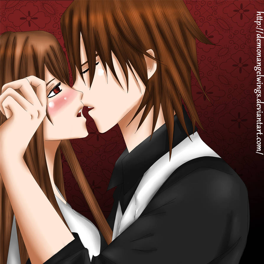 Naughty kiss - kaname-x-yuuki by DemonAngelWings on DeviantArt.