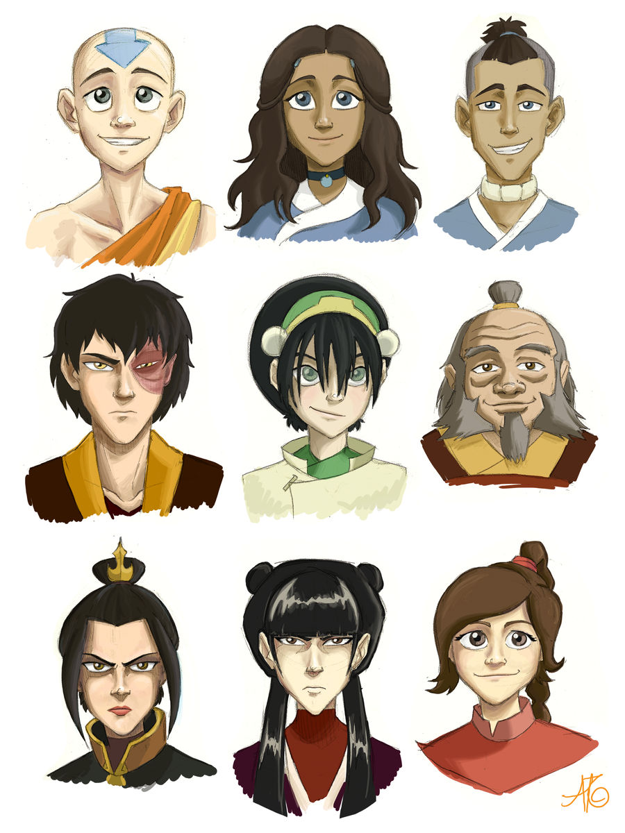Avatar Characters by aerettberg on DeviantArt