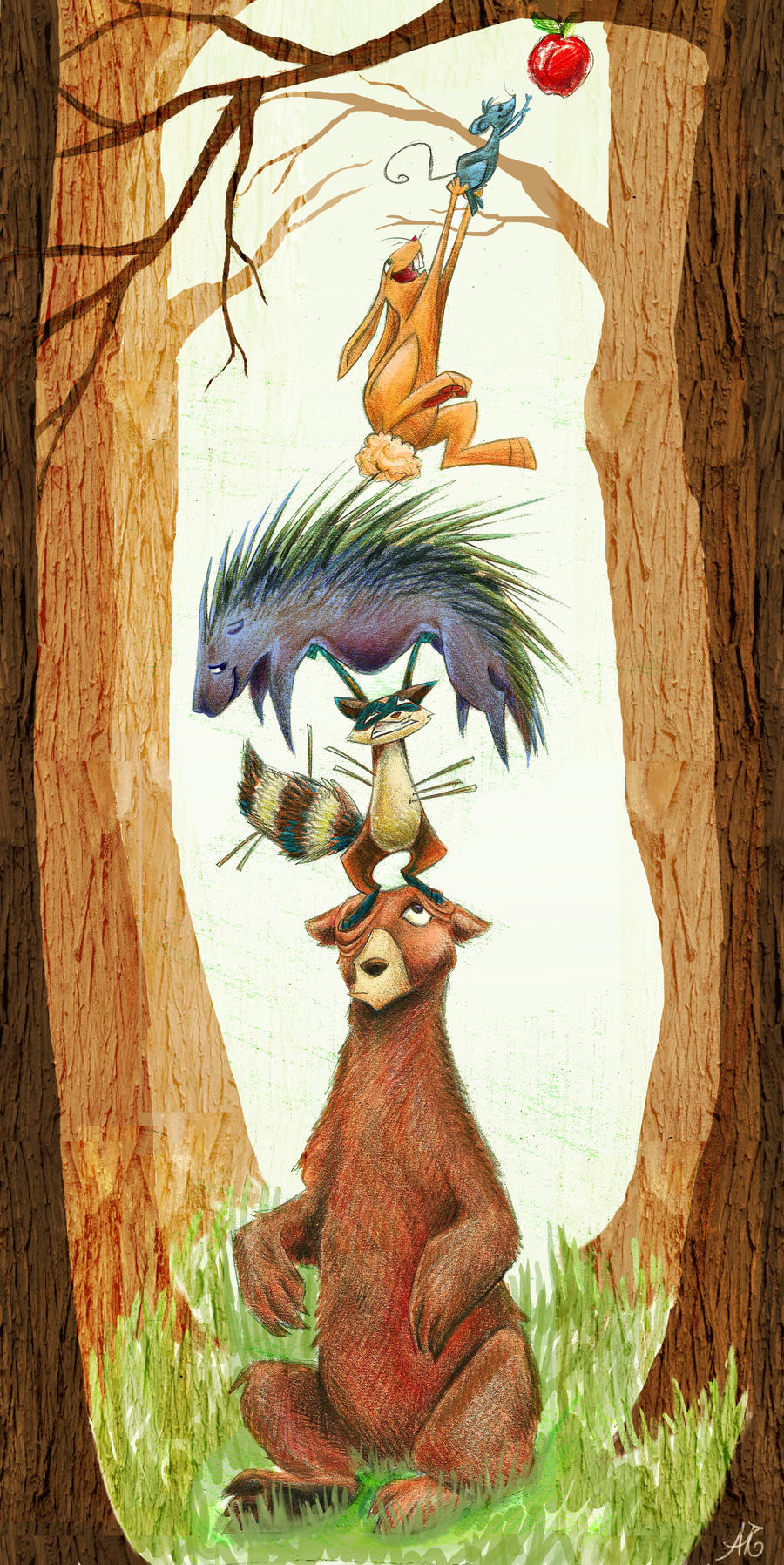 Amimal Stack Animal Stack by aerettberg on DeviantArt