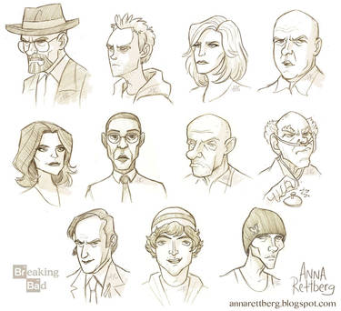 Breaking Bad caricatures