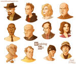 Breaking Bad - color caricatures