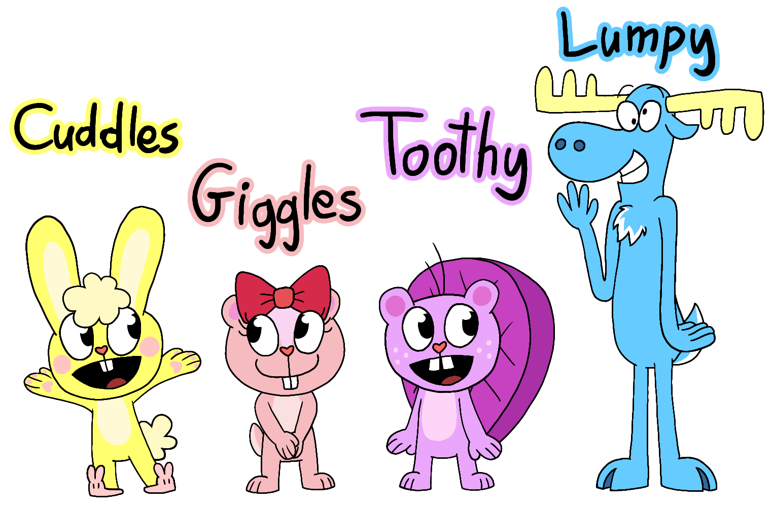 HTF Main Cast 1/5 by MarZacz on DeviantArt