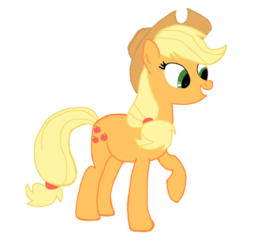 AppleJack Colour by wunderslash on DeviantArt