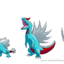 Water starter fakemon line