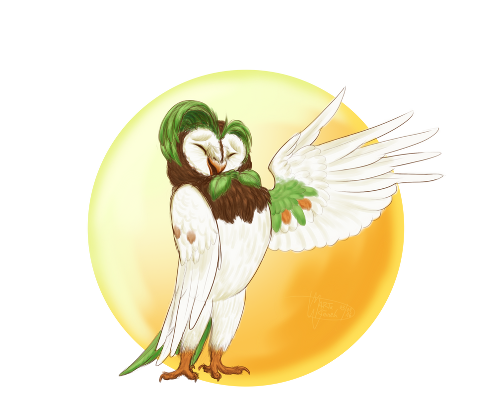Dartrix realistic with some poke-science by Weirda-s-M-art
