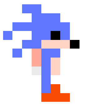 8 Bit Sonic The Hedgehog Grid